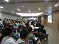 於羅桂祥綜合生物醫學大樓首次舉辦的入學資訊日的活動剪影